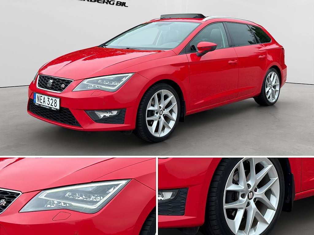 Seat Leon ST 1.4 TSI 150hk FR, Pano, B-kam, Drag, Carplay