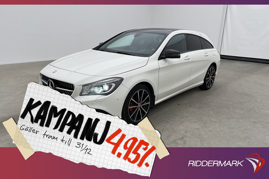 Mercedes-Benz CLA 200 d SB 4MATIC 136hk Panora 4,95% Ränta