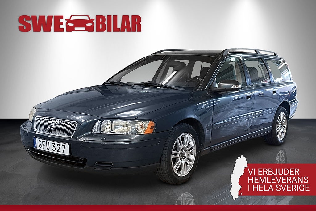 Volvo V70 2.4 CNG Kinetic Drag 3 Nycklar Kamrem-Bytt FULLSERVAD