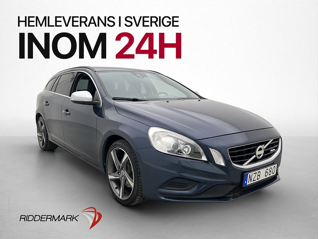 Volvo V60 T4F R-Design M/K Värm Bluetooth Farthållare