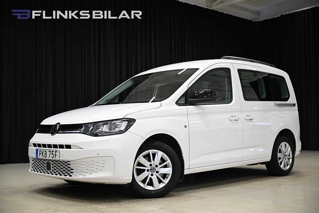 Volkswagen Caddy Life 1.5 TSI DSG 114HK 7-Sits|GPS|Backkamera|M/K-Värmar