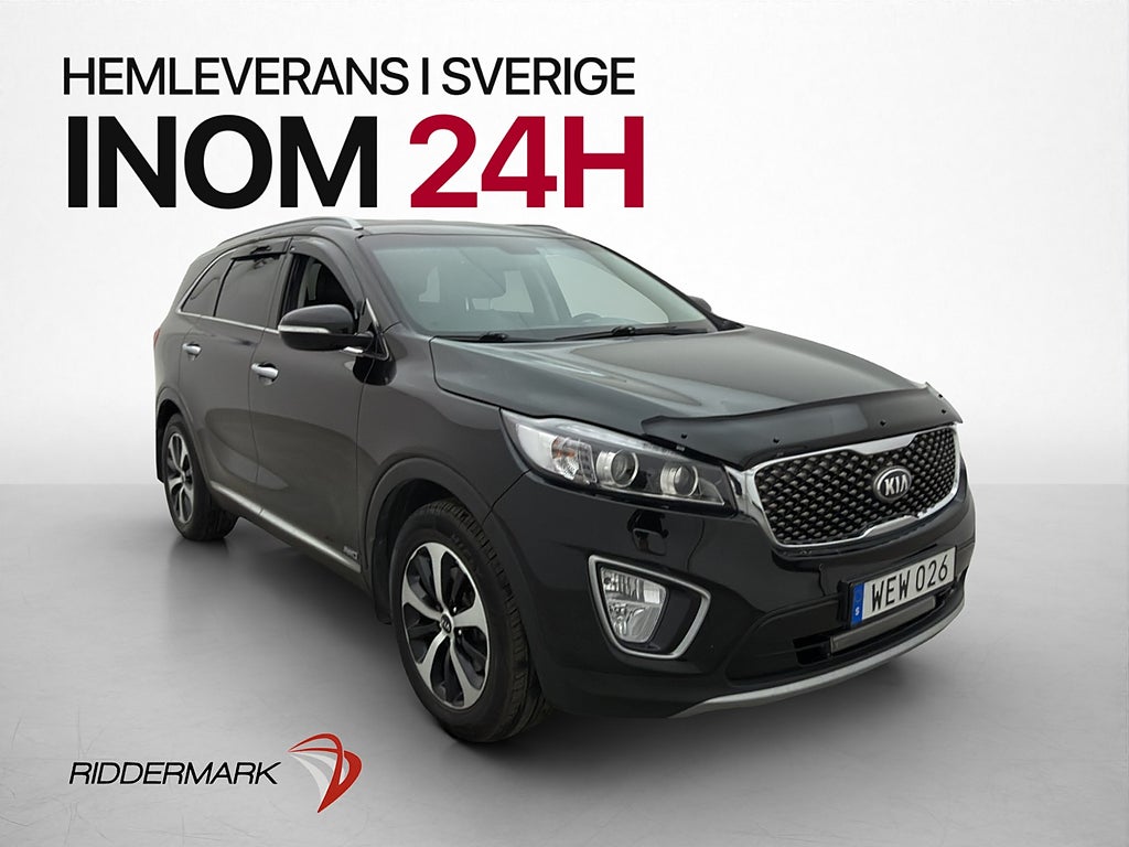 Kia Sorento AWD 200hk Business 7-Sits Kamera Navi Skinn Drag