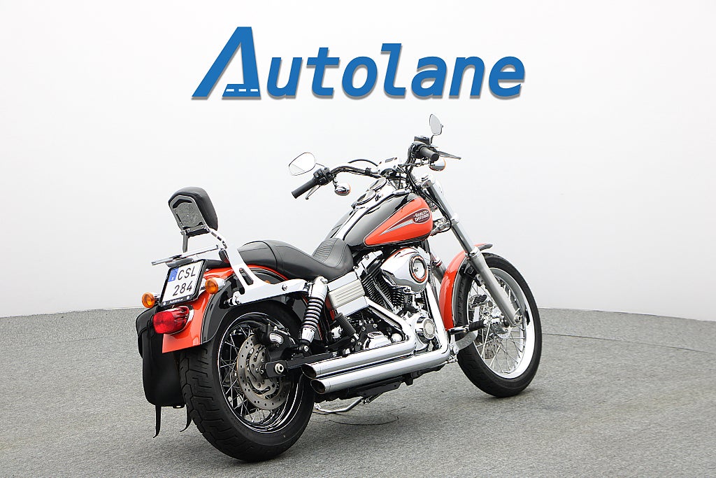 Harley-Davidson Low Rider *Vance&Hines sissybar pakethållare sidoväska