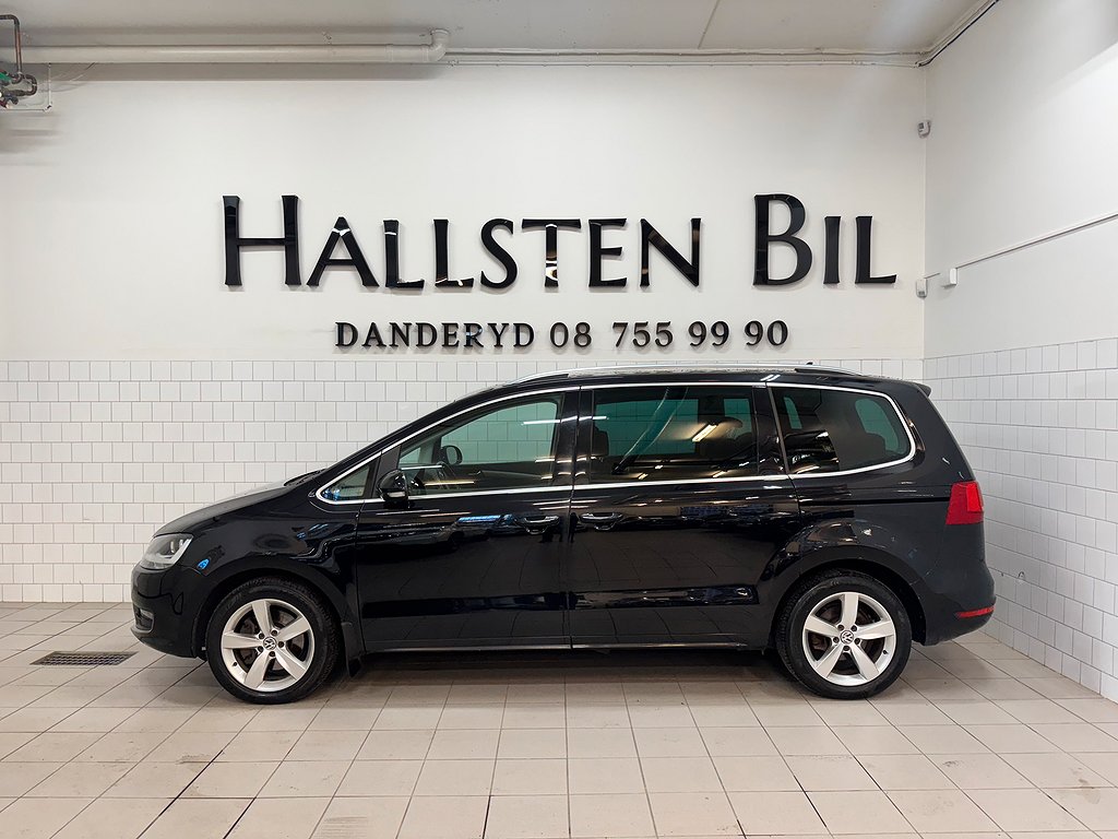 Volkswagen Sharan 2.0 TDI BMT Aut Panorama Drag 7-Sits Svensksåld