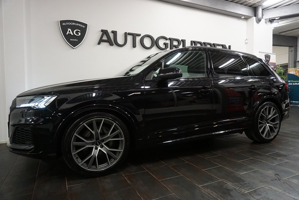 Audi Q7 50 TDI Q 286HK 7-Sits S Line Sv-Såld Se Spec