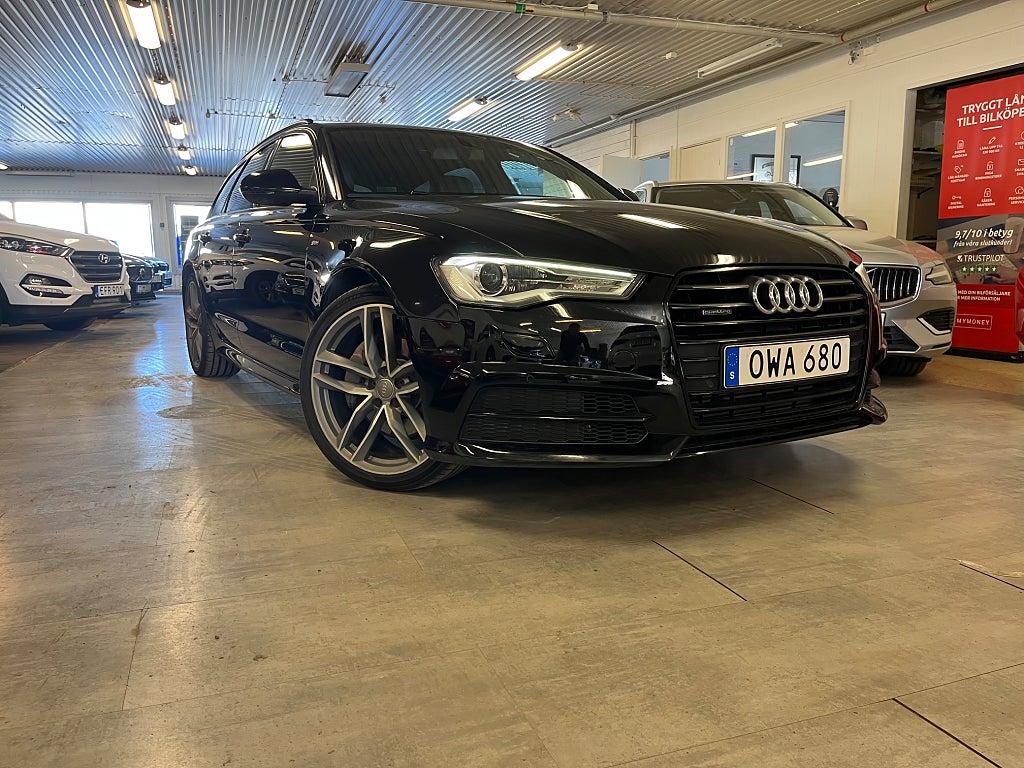 Audi A6 3.0 TDI V6 q. S-Line / Skinn / Drag / Värmare / Navi  