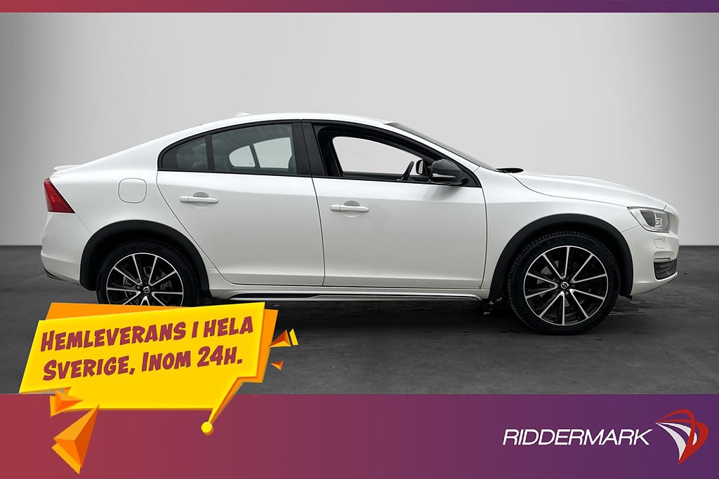 Volvo S60 Cross Country D4 AWD Summum Skinn Värm Kamera 190