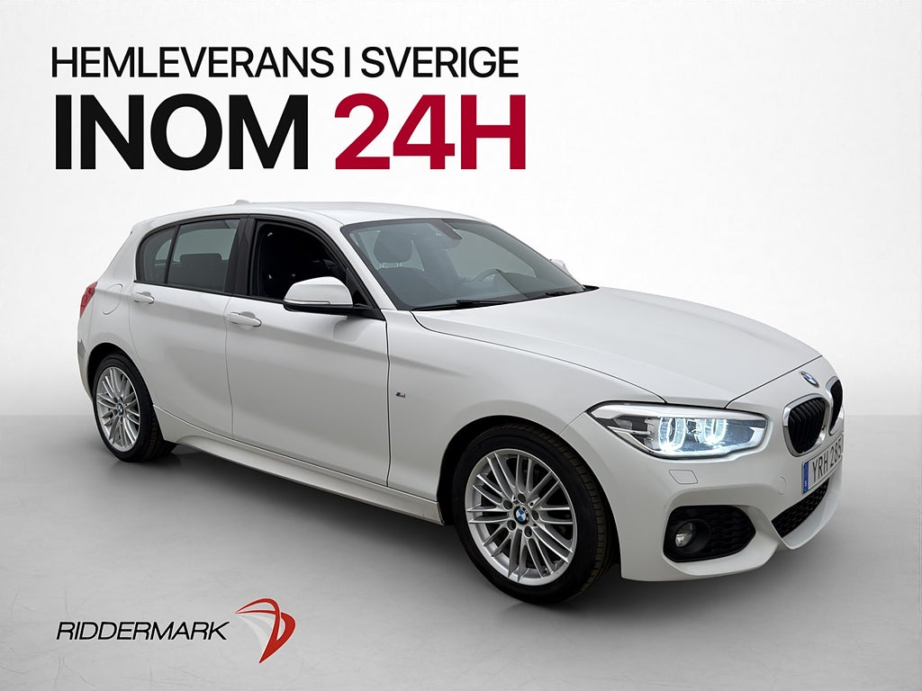 BMW 118d 150hk M Sport Shadowline Rattvärme  Nyservad