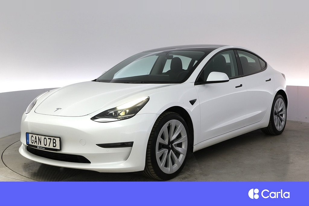 Tesla Model 3 Long Range AWD Refresh AP 19" Pano V-Hjul