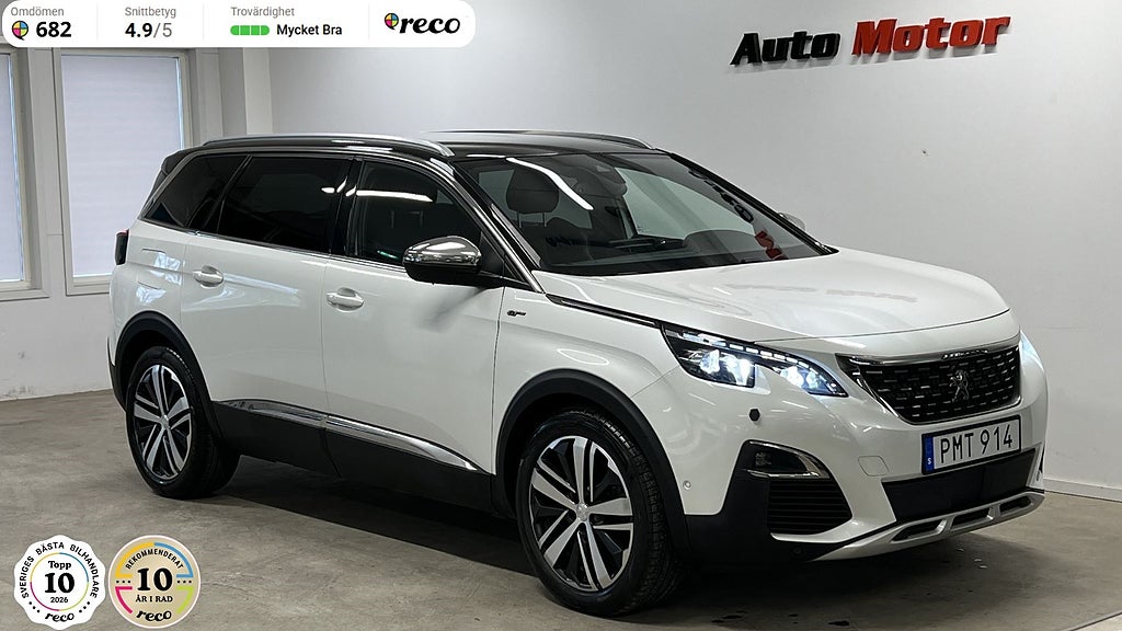Peugeot 5008 2.0 BlueHDi 181hk GT-line 7-sits 3,45% RÄNTEKAMPANJ