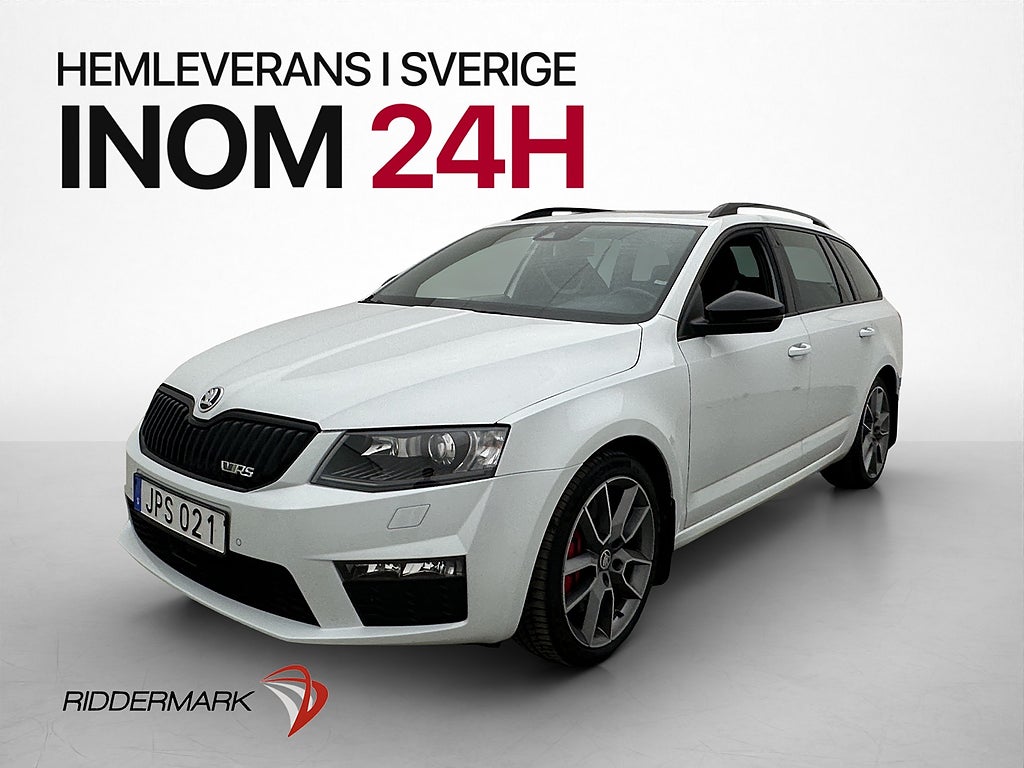 Skoda Octavia Kombi RS TDI 184hk Värm Pano Canton VÄLVÅRDAD