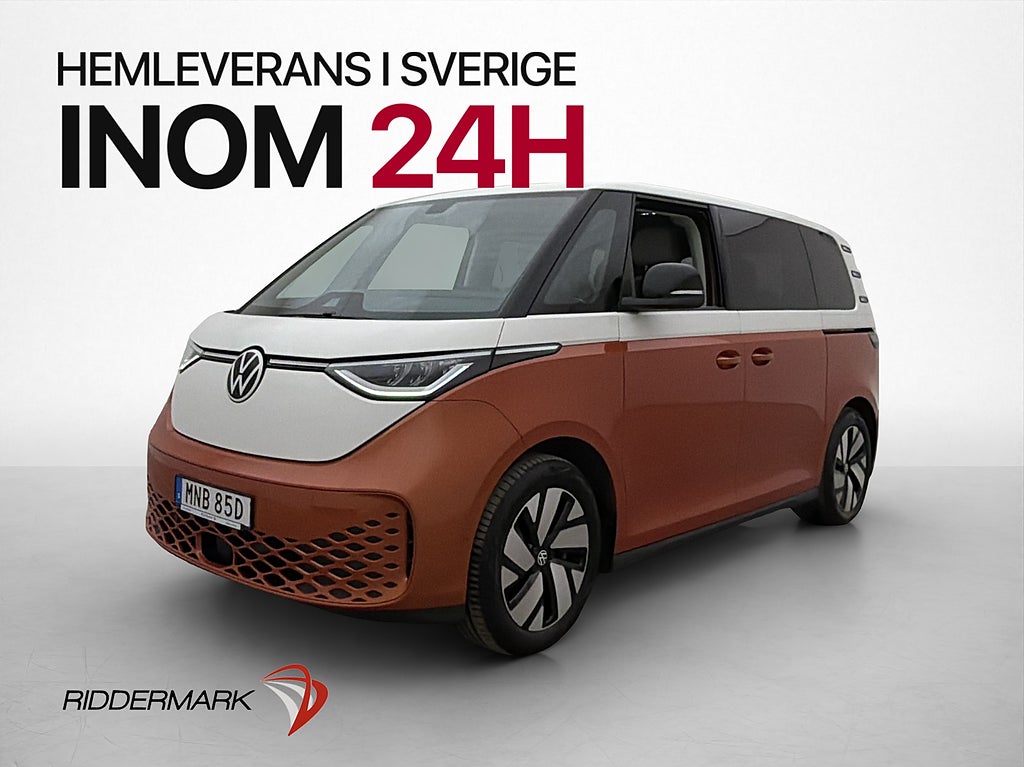 Volkswagen ID. Buzz Pro 82kWh Värmare B-Kamera CARPLAY Moms