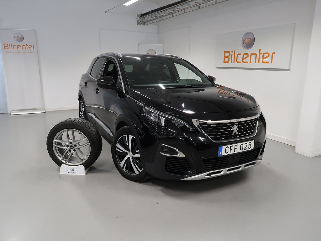 Peugeot 3008 1.6 GT-Line V-Däck ingår Kamera-Carplay-Motorvärmare-Farthållare