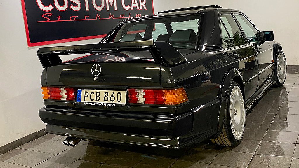 Mercedes 190 E Evo från 1989 har trimmats till 235 hästkrafter. 