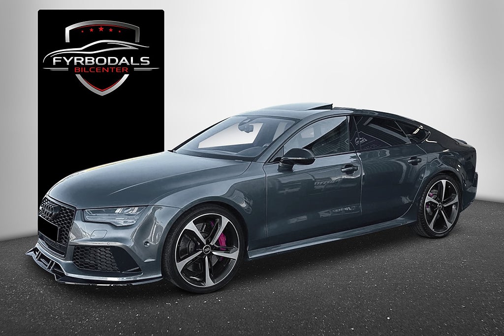 Audi RS7 Q C7.5 560hk Taklucka 21" Kamera Keyless Entry 3620kr/m