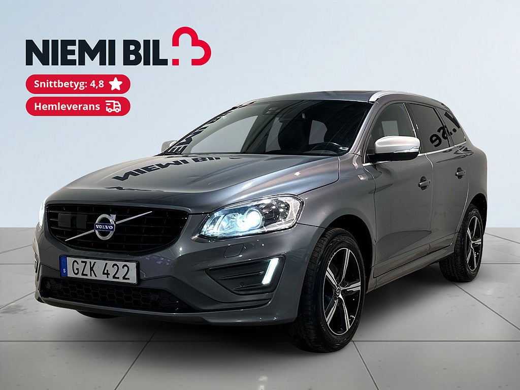 Volvo XC60 D4 AWD R-Design Drag Pvärm Pano Skinn Kamera SoV