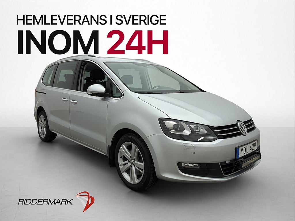 Volkswagen Sharan TDI 4M 150hk 7-Sits Pano D-Värmare Drag
