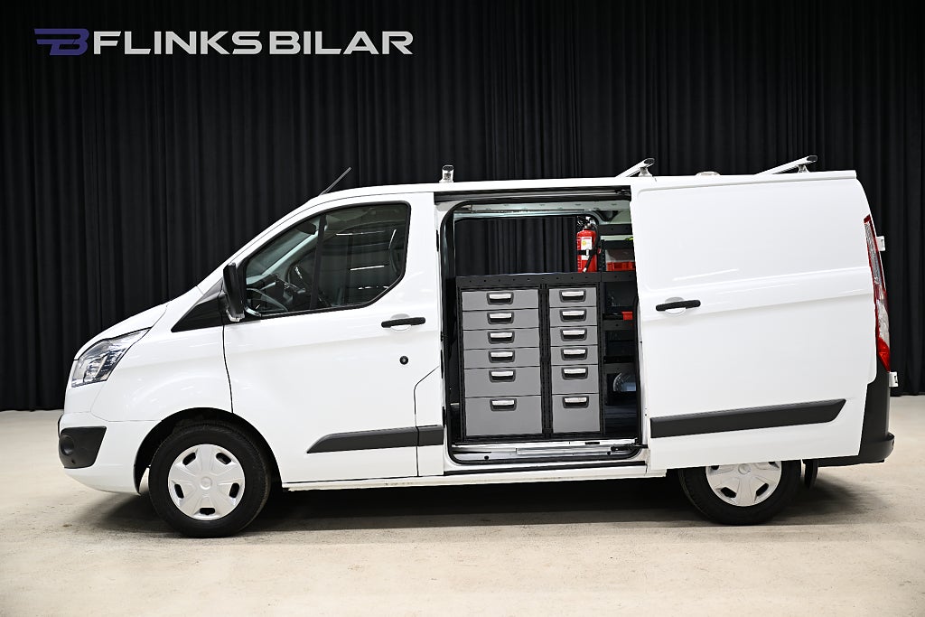 Ford transit Custom 130HK Servicebil|Dubbeldörr|Inredd|Moms|SeUtr!