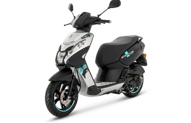 Peugeot Kisbee Streetline 4-takt - Satin Flash silver 