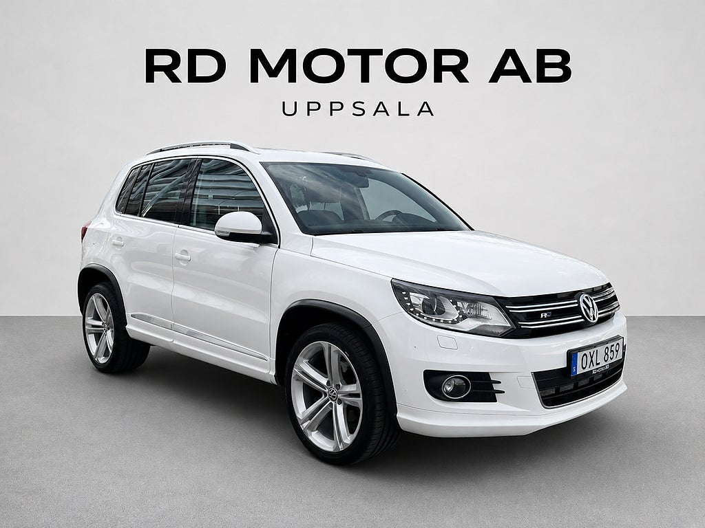 Volkswagen Tiguan 2.0 TDI 4M 184 hk R-LINE D-Värmare Drag Nybes Nyserv