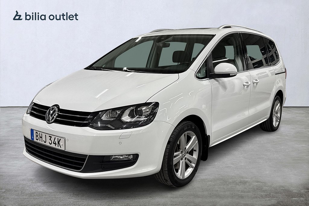 Volkswagen Sharan 2.0 TDI Base 7-Sits B-kam Pano Drag MOMS