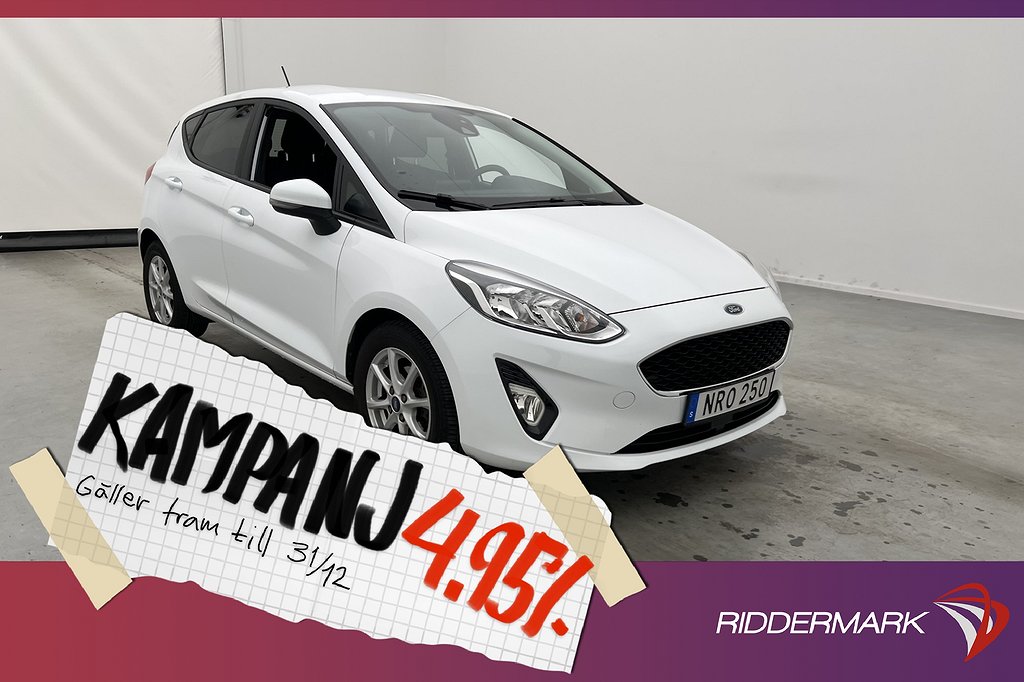 Ford Fiesta 1.0 EcoBoost 100hk Trend Kamera Ratt 4,95% Ränta