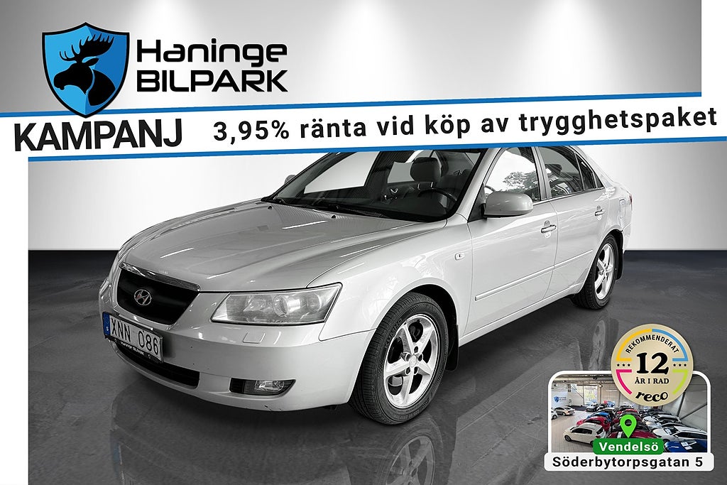 Hyundai Sonata 3.3 V6 SUPERDEAL 3.95% / AUTOMAT / DRAG / MOTORVÄRMARE
