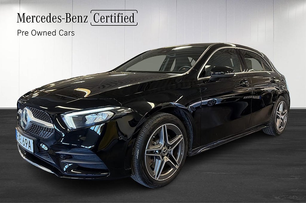 Mercedes-Benz A 250 e Moms/AMG/Panelbelysning/Widescreen