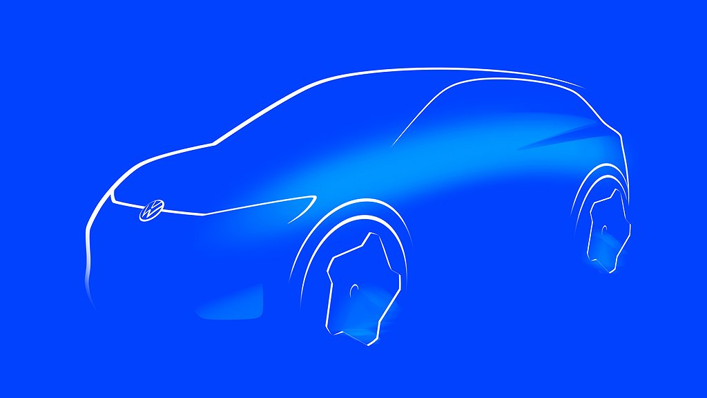 Volkswagengruppen har visat upp ritningar på sina elektriska instegsmodeller. Foto: Volkswagen. 