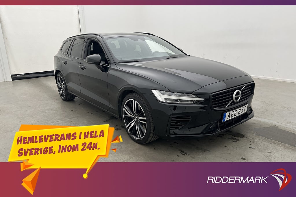 Volvo V60 T6 AWD R-Design Pano VOC Värm Kamera *BLACK WEEK*