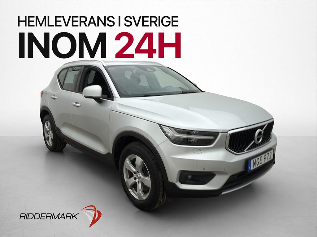 Volvo XC40 D4 AWD Momentum Läder Kamera Adapt-fart Drag