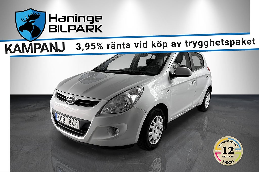 Hyundai i20 5-dörrar 1.2/SUPERDEAL3,95%/NY SERV/