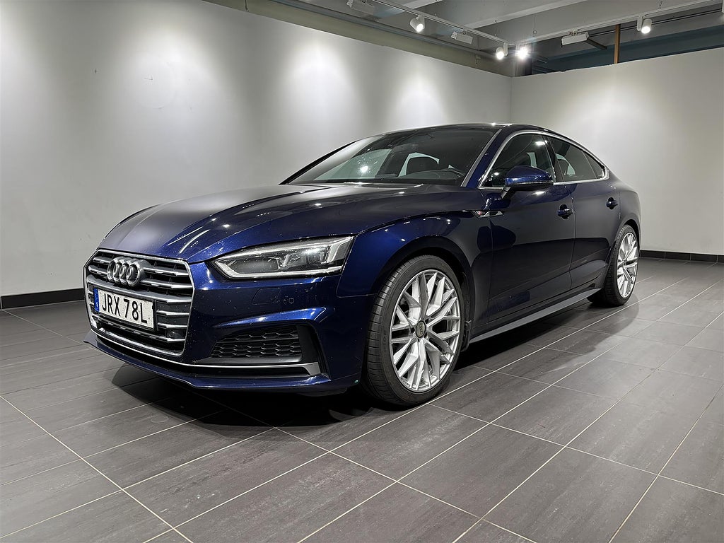Audi A5 Sportback 40 S Line CarPlay B O LED | Ränta 3,95%