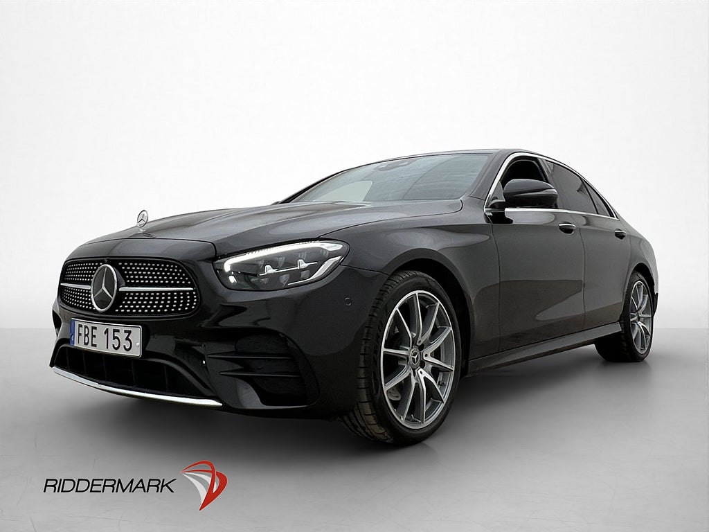 Mercedes-Benz E 220 d 4M 200hk AMG Pano Burmester Wide Drag