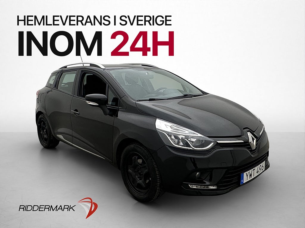 Renault Clio 0.9 TCe 76hk Zen Navi Halvskinn
