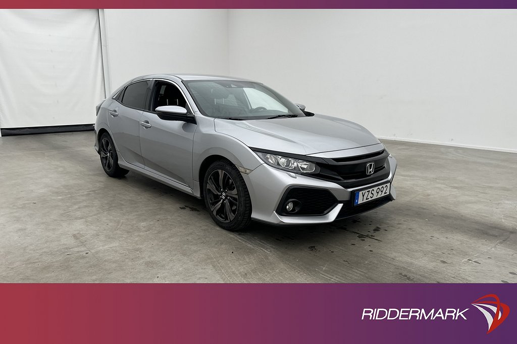 Honda Civic 1.0 CVT 129hk Elegance Kamera Navi Adp-Fart