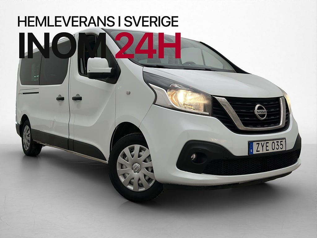 Nissan NV300 Kombi Lång 1.6 Värmare B-Kamera Dragkrok 9-Sits