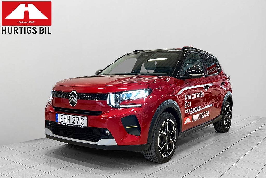 Citroën E-C3 ë-C3 Max/44Kw/5Års garanti från regdatum/Omg Lev