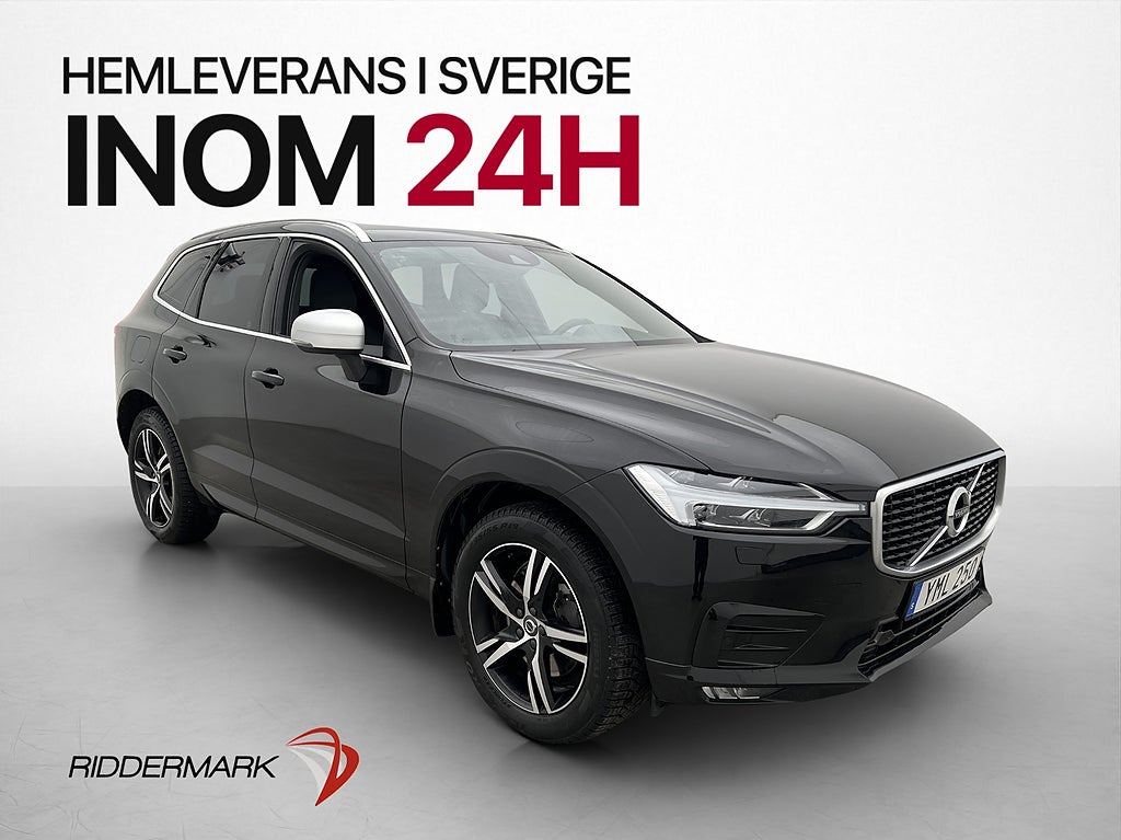 Volvo XC60 T5 R-Design Kamera CarPlay Navi Värmare Rattvärme