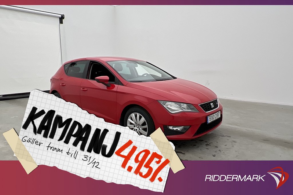 Seat Leon 1.4 TSI 140hk FR Sport Sensorer 4,95% Ränta