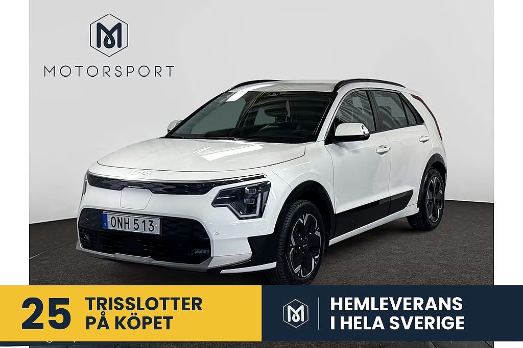 Kia Niro EV 204hk Dragkrok Kamera Sensorer Navi Adp-fart Keyless