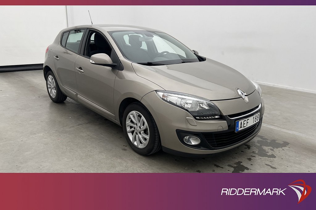 Renault Mégane 1.5 dCi 90hk Exception Farthållare 0,4l/mil