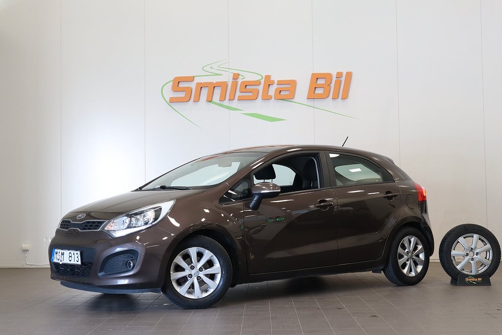 Kia Rio 5-dörrar 1.2 CVVT GLS 1 ÄGARE RATTVÄRME 84hk 