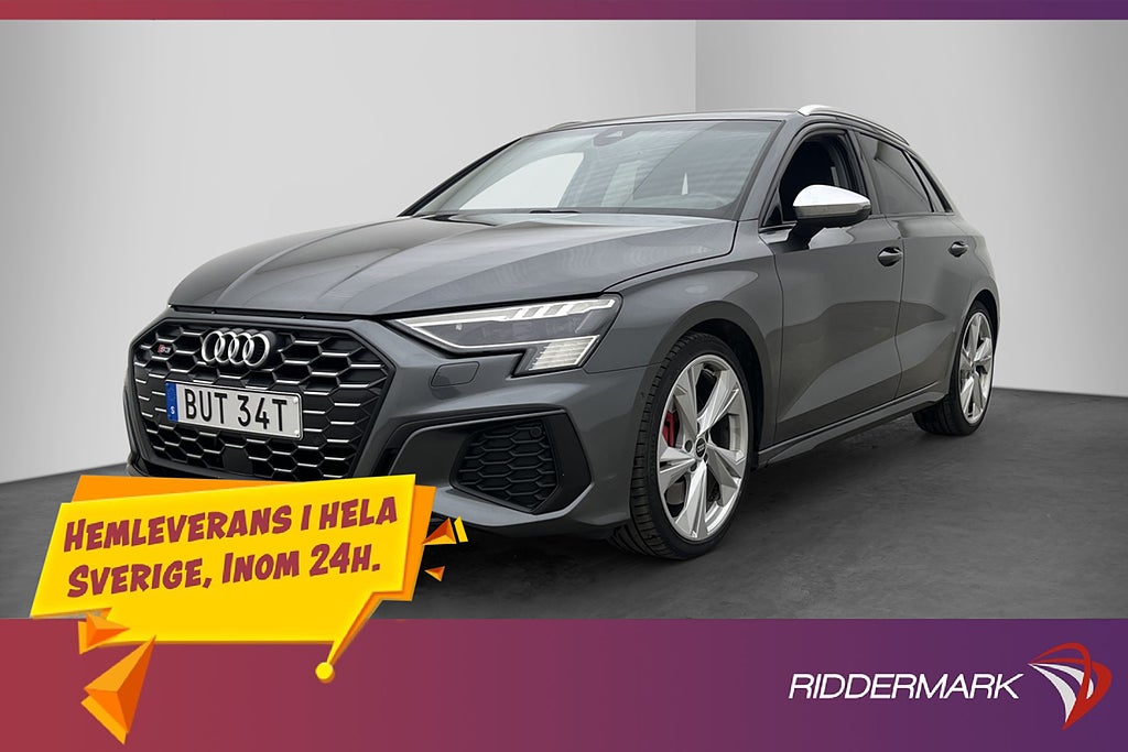 Audi S3 Quattro 310hk Bang&Olufsen 3d Cockpit Adaptiv 1-Bruk