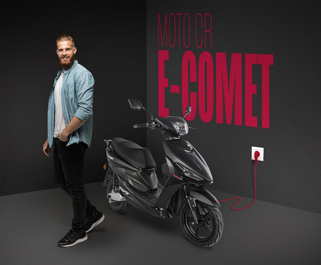 Motocr  E-Comet  Moped klass 1 I lager för omg lev