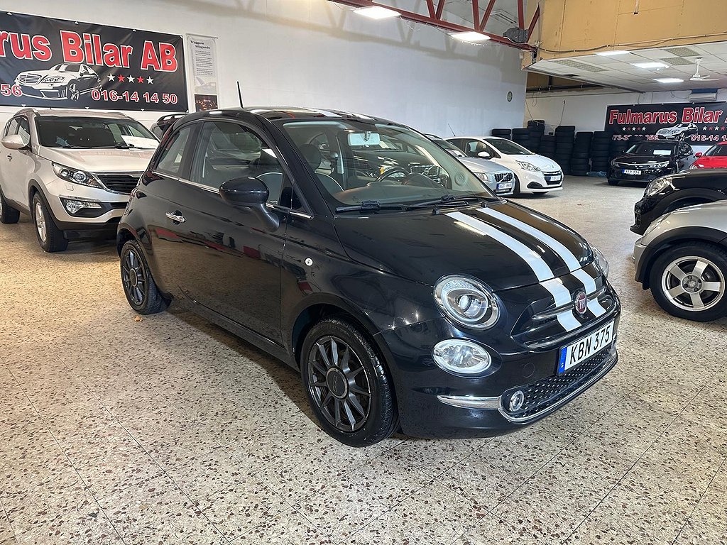 Fiat 500 1.2 8V Lounge Automat Ny Servad 