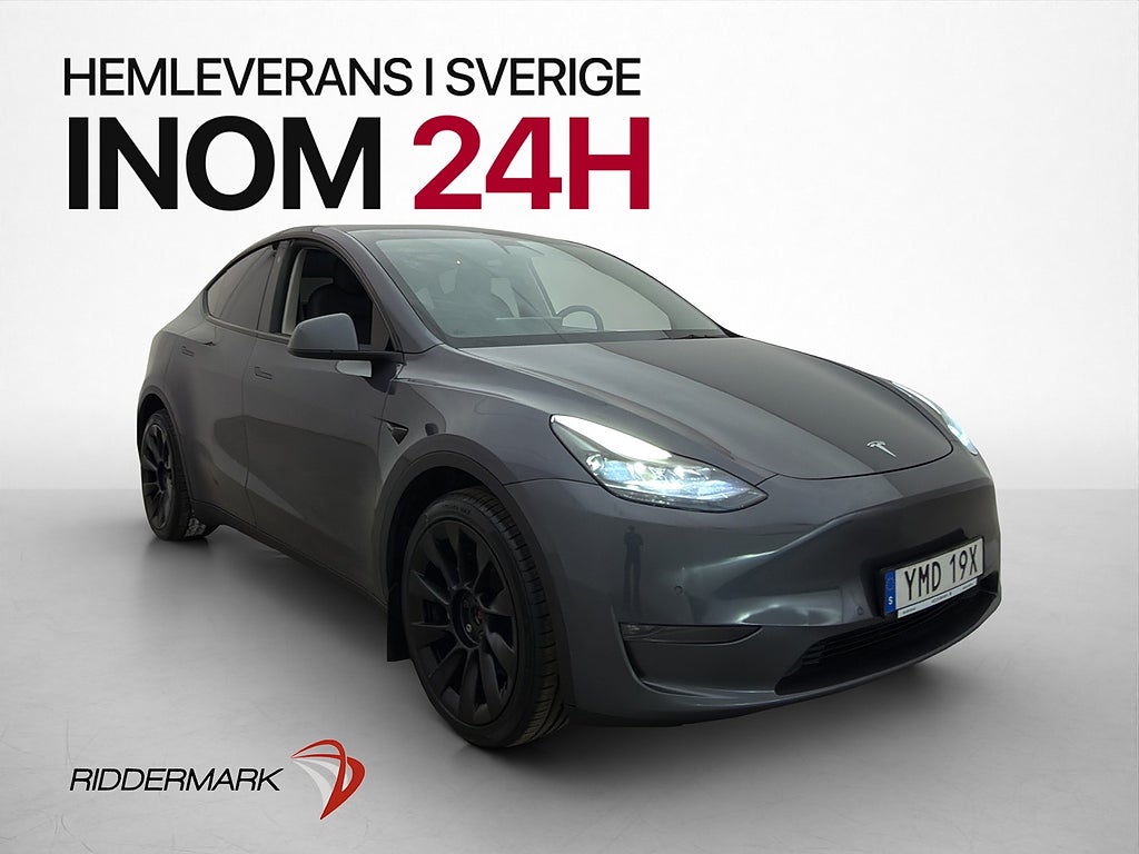 Tesla Model Y Long Range AWD Pano Dragkrok AP Sv.Såld
