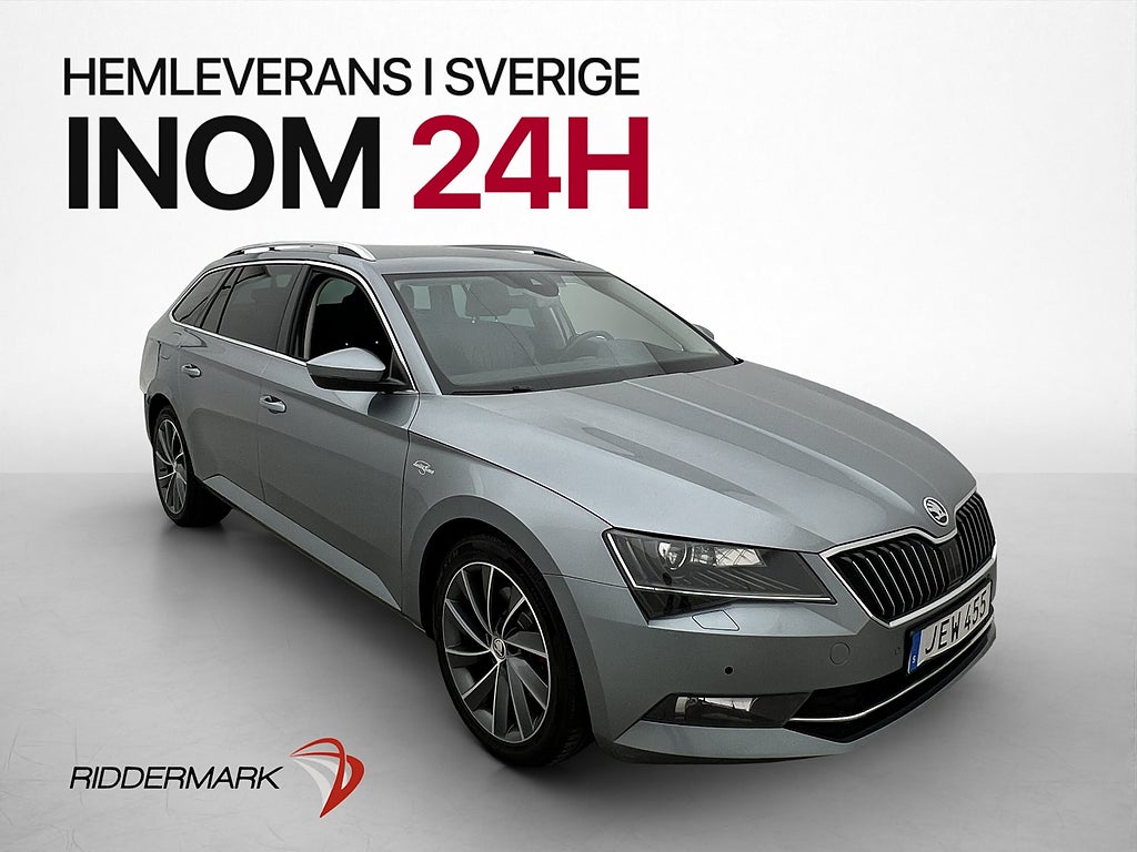 Skoda Superb 2.0 TDI 4x4 190hk L&K Värmare Kamera Drag Läder