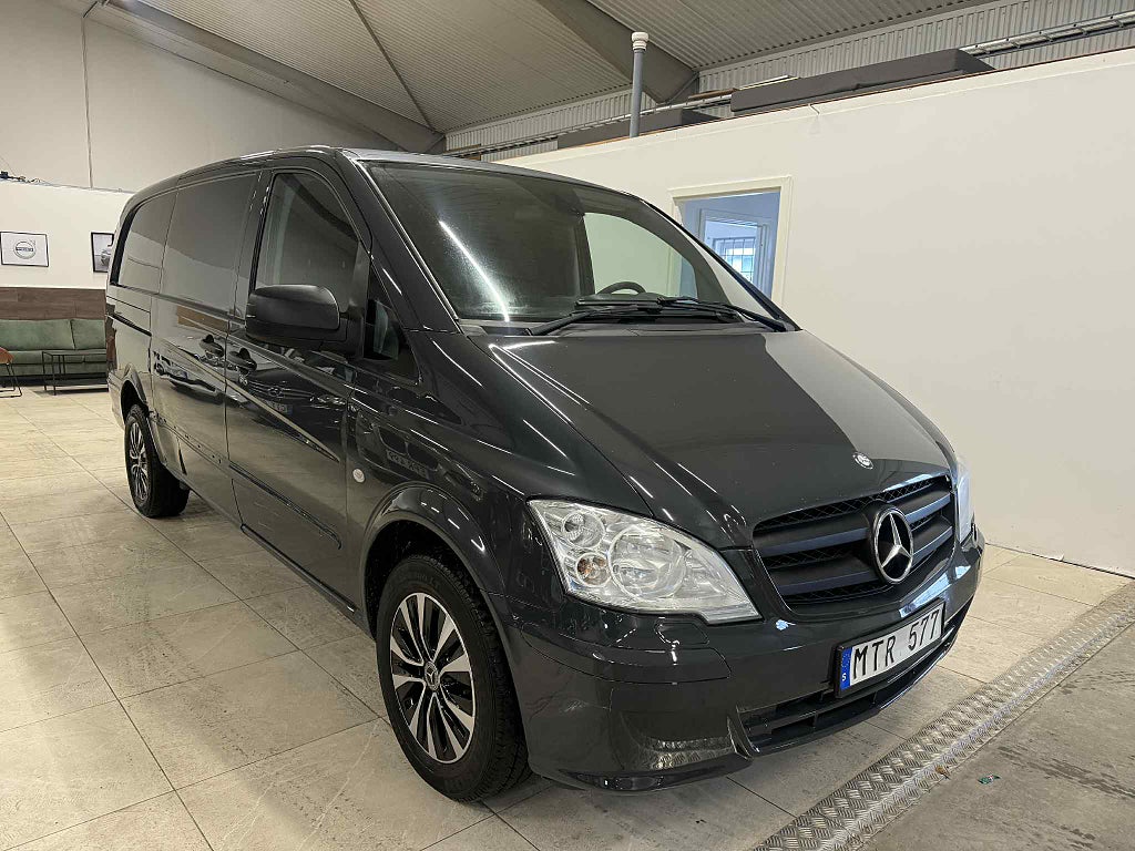 Mercedes-Benz Vito 113 CDI 2.8t LÅNG Automat 3 sits Går rkt bra Euro 5