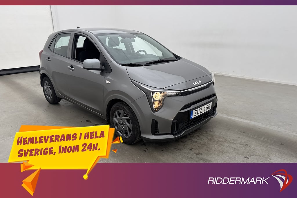 Kia Picanto 1.0 MPI 63hk GLS Kamera Navi Rattvärme Sensorer